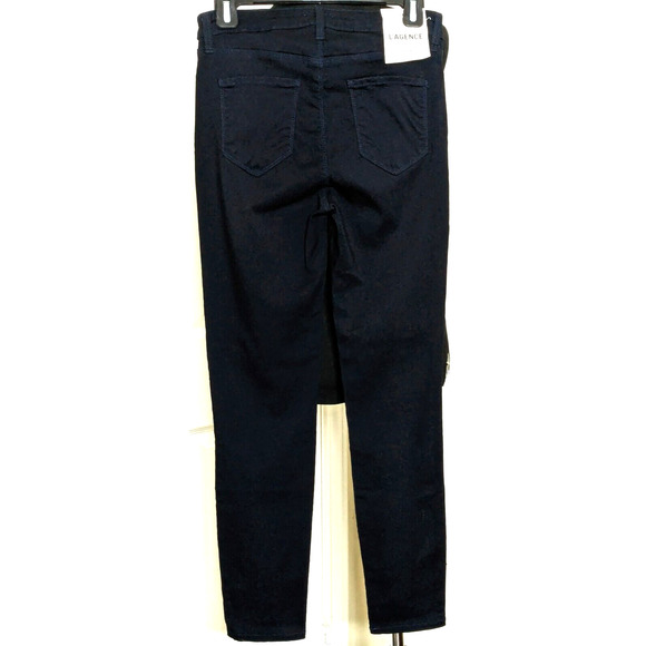 L'Agence Jeans Womens 27 Blue Margot High Waist Skinny Ankle Modal Blend NEW - Picture 4 of 8